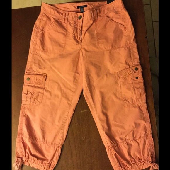 peach cargo pants